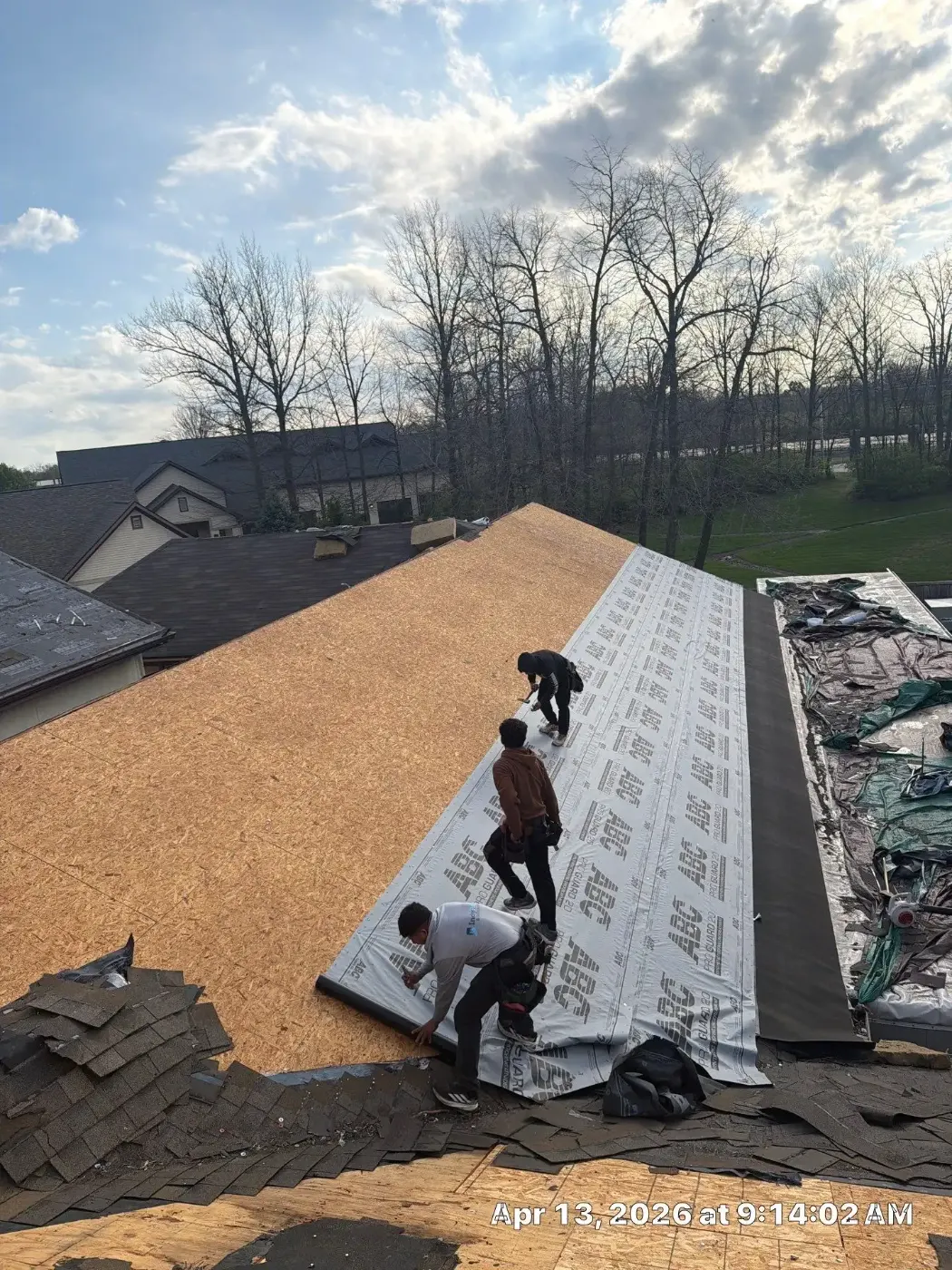 Commercial roof inspection documented in Coatesville